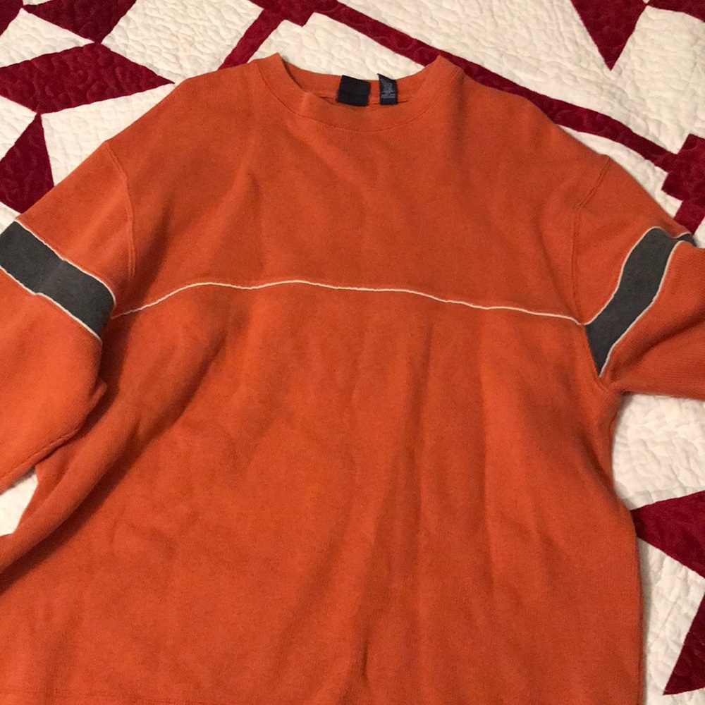 Orange over sized sweatshirt🧡